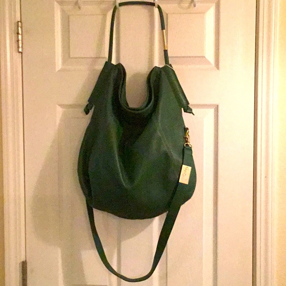 Made in ITALY” Green, Leather bag💕(NWT) - Picture 2 of 5